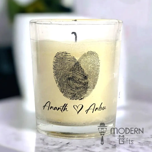 Fingerprint Candle