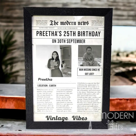 News Paper Frame