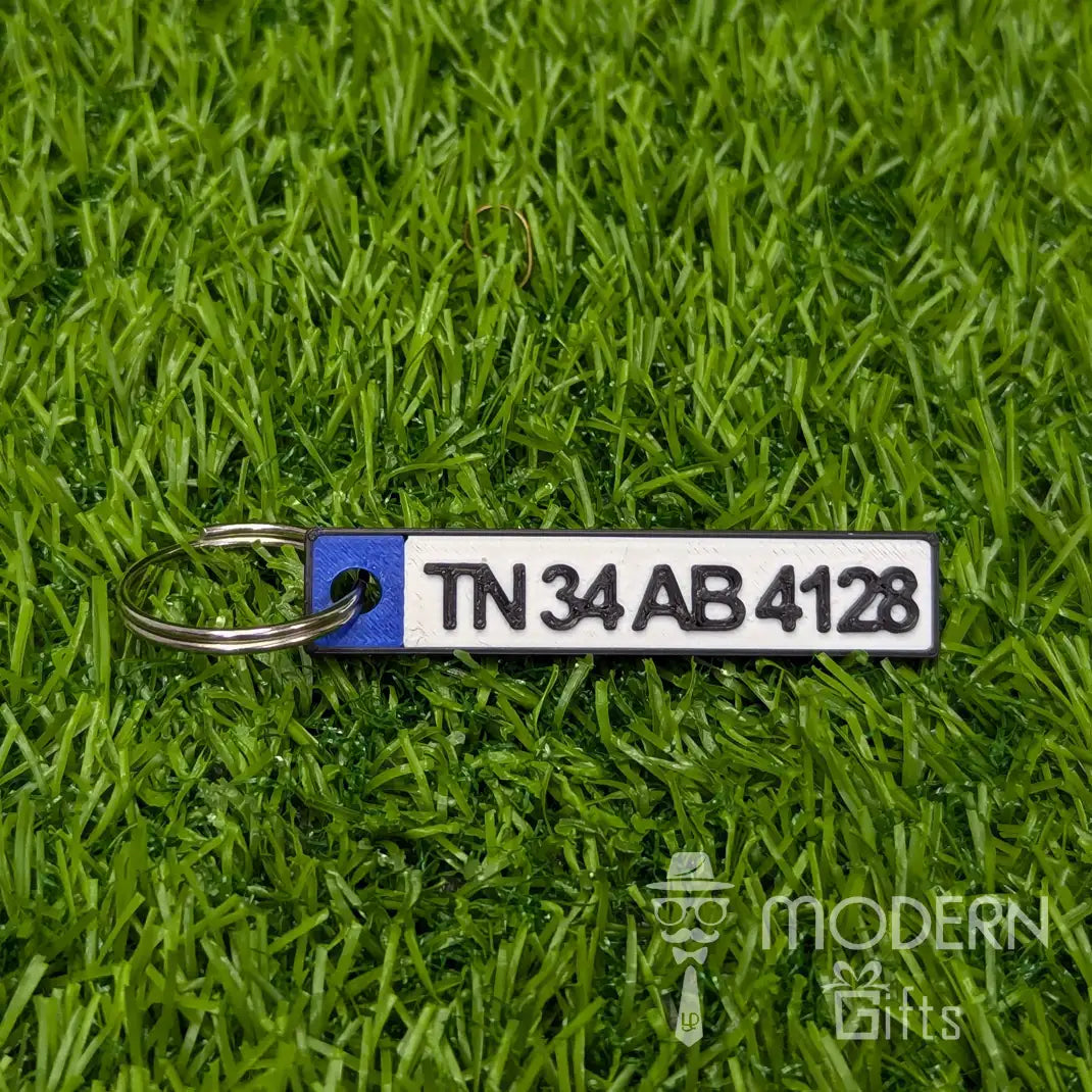 Bike Plate Keychain
