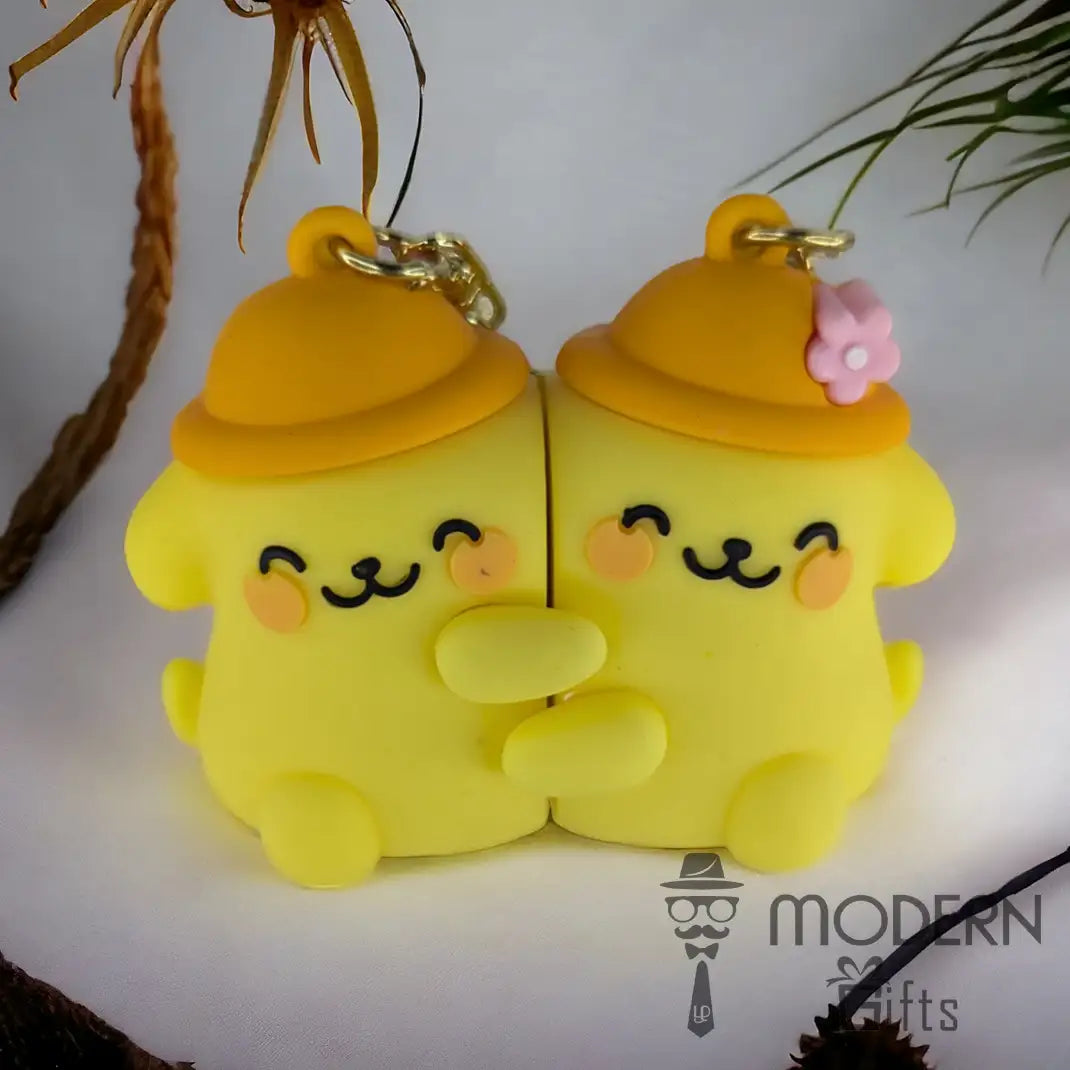 Couple Magnetic Keychain