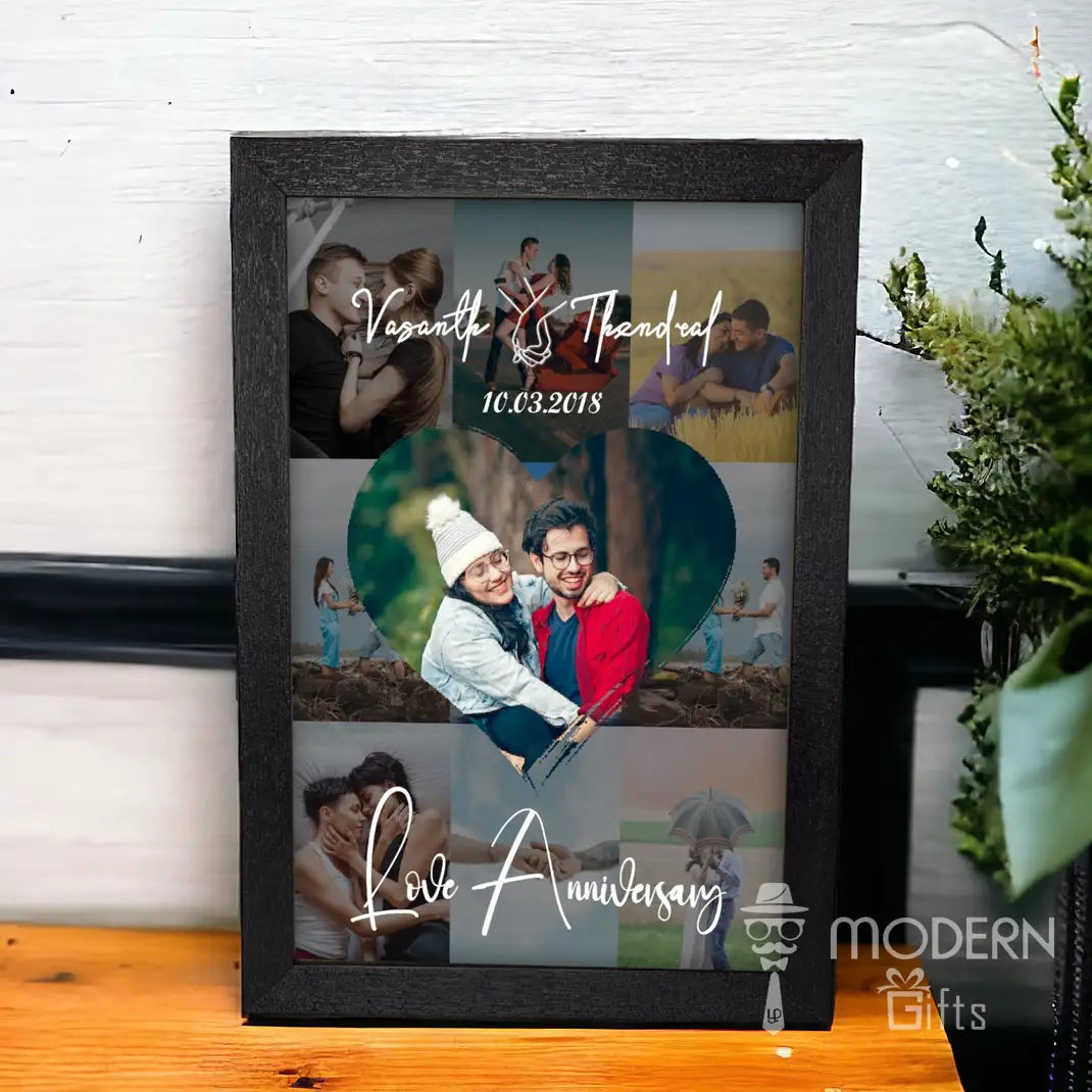 Love Anniversary Frame