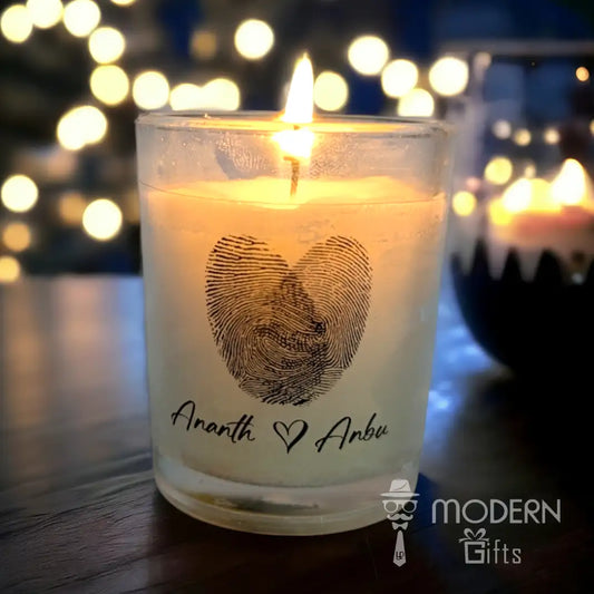 Fingerprint Candle
