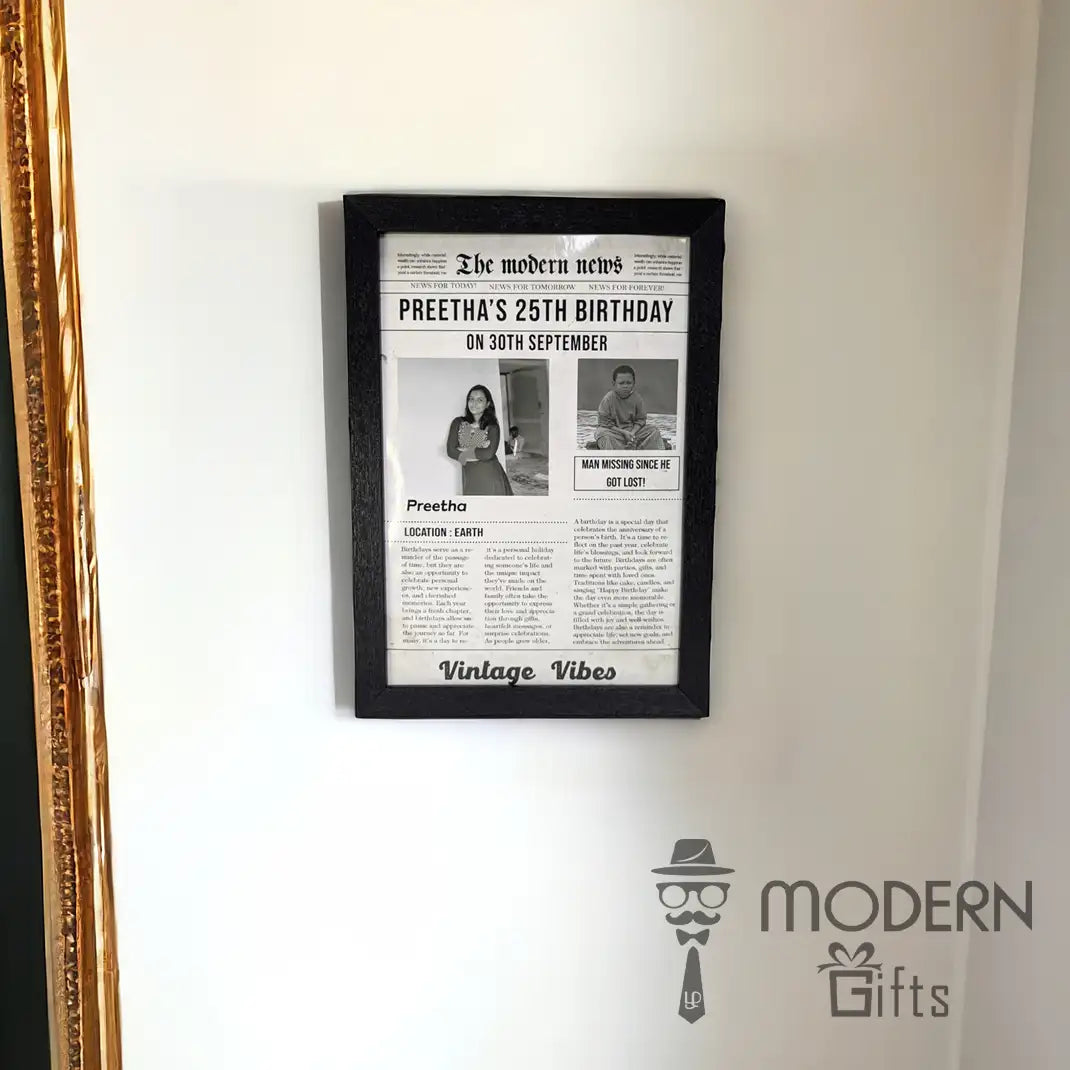 News Paper Frame