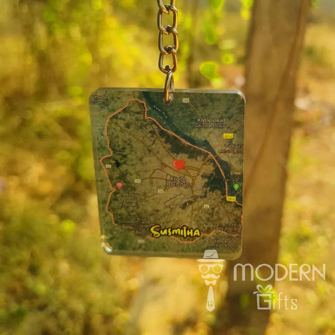 Map Keychain