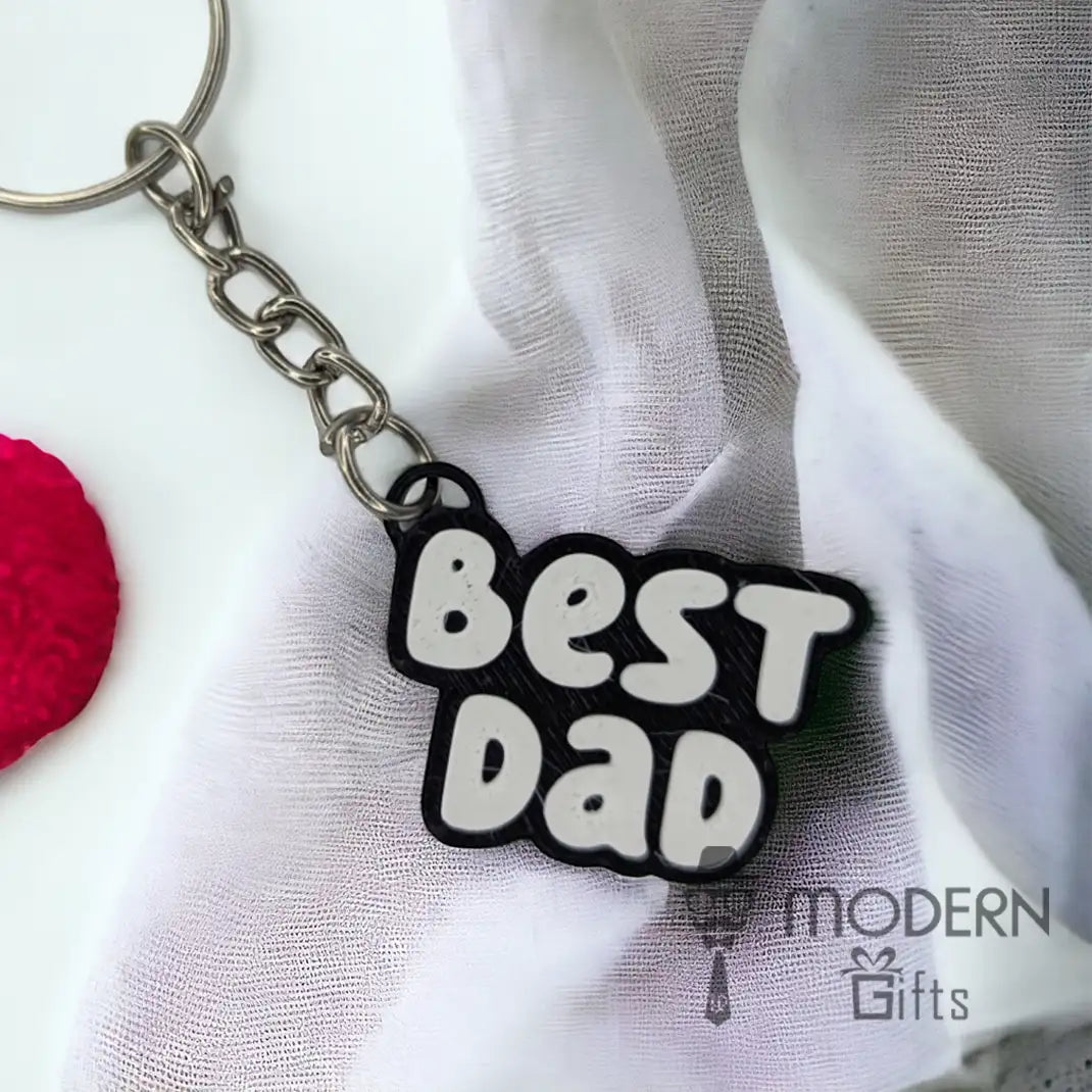 Best Dad Keychain