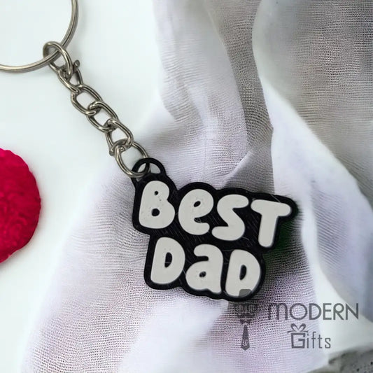 Best Dad Keychain