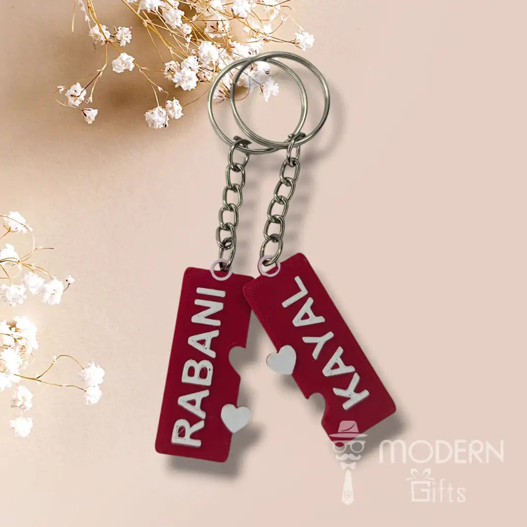 Love Name Keychain