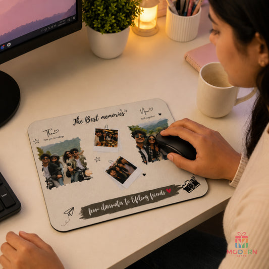 Friendship Photo Mouse Pad