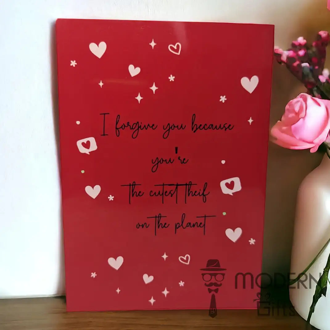 Valentines Day Mirror Card