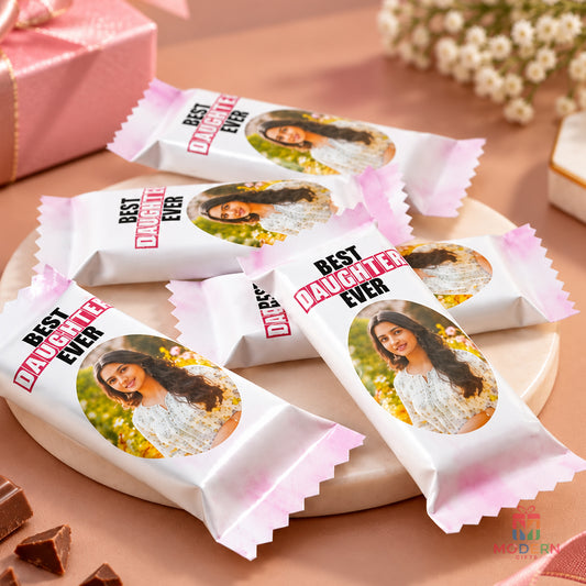 Daughter's day Customized Chocolate
