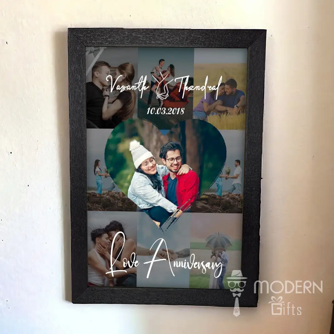 Love Anniversary Frame