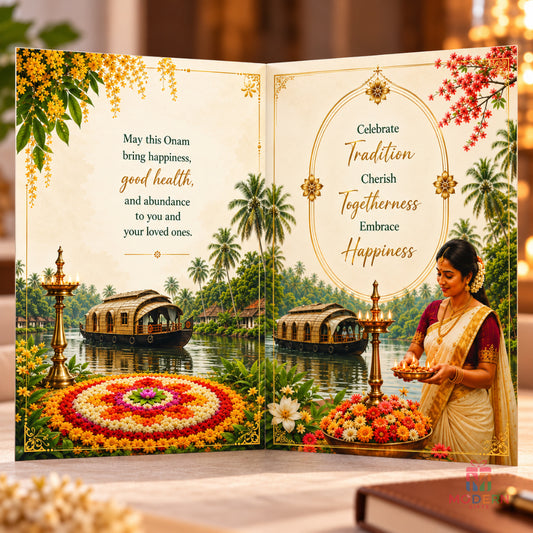 Happy Onam Greeting Card