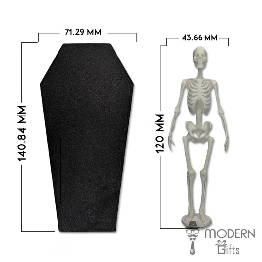 Graveyard Box With Skeleton