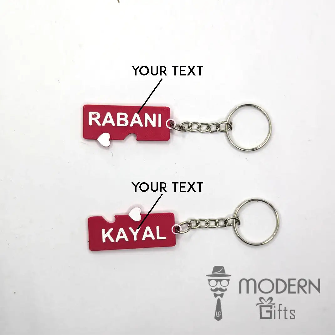 Love Name Keychain