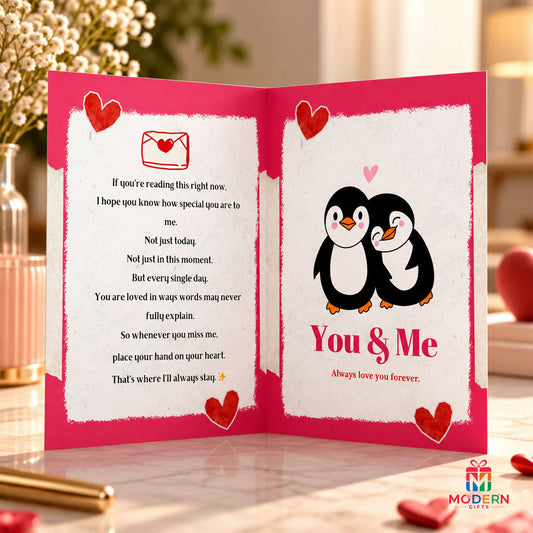 When You Miss Me Greeting Card