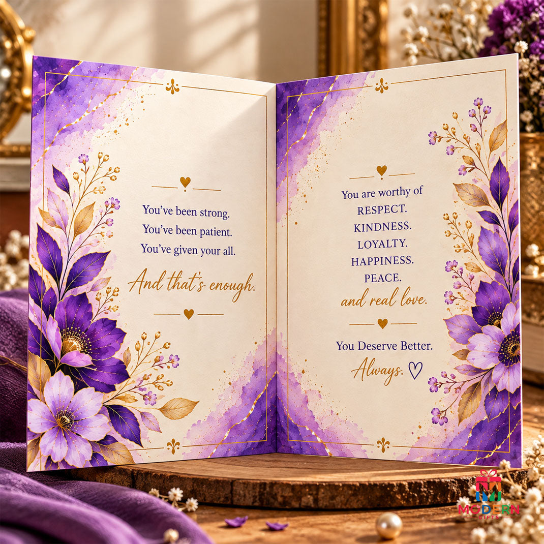 You Deserve Better Greeting Card