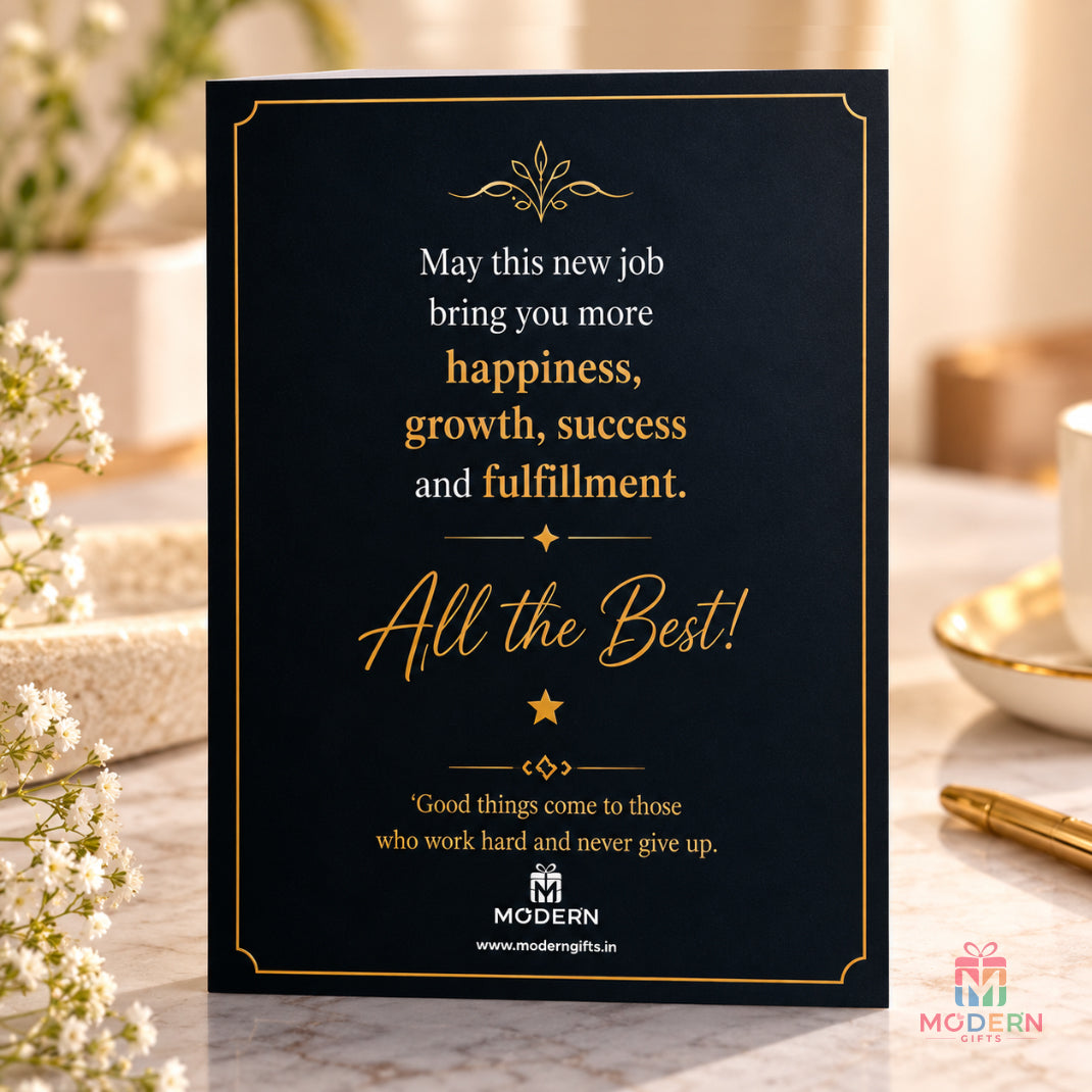 New Job Congratulations Greeting Card