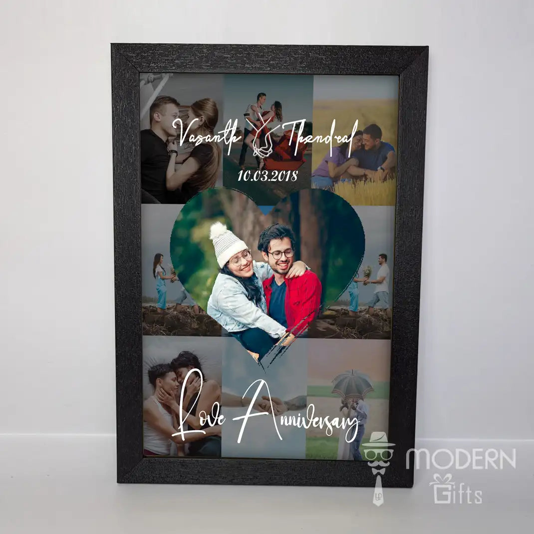 Love Anniversary Frame