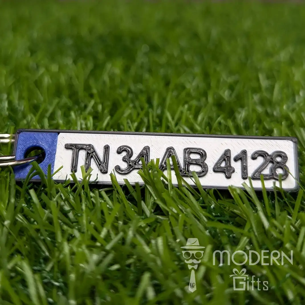 Bike Plate Keychain