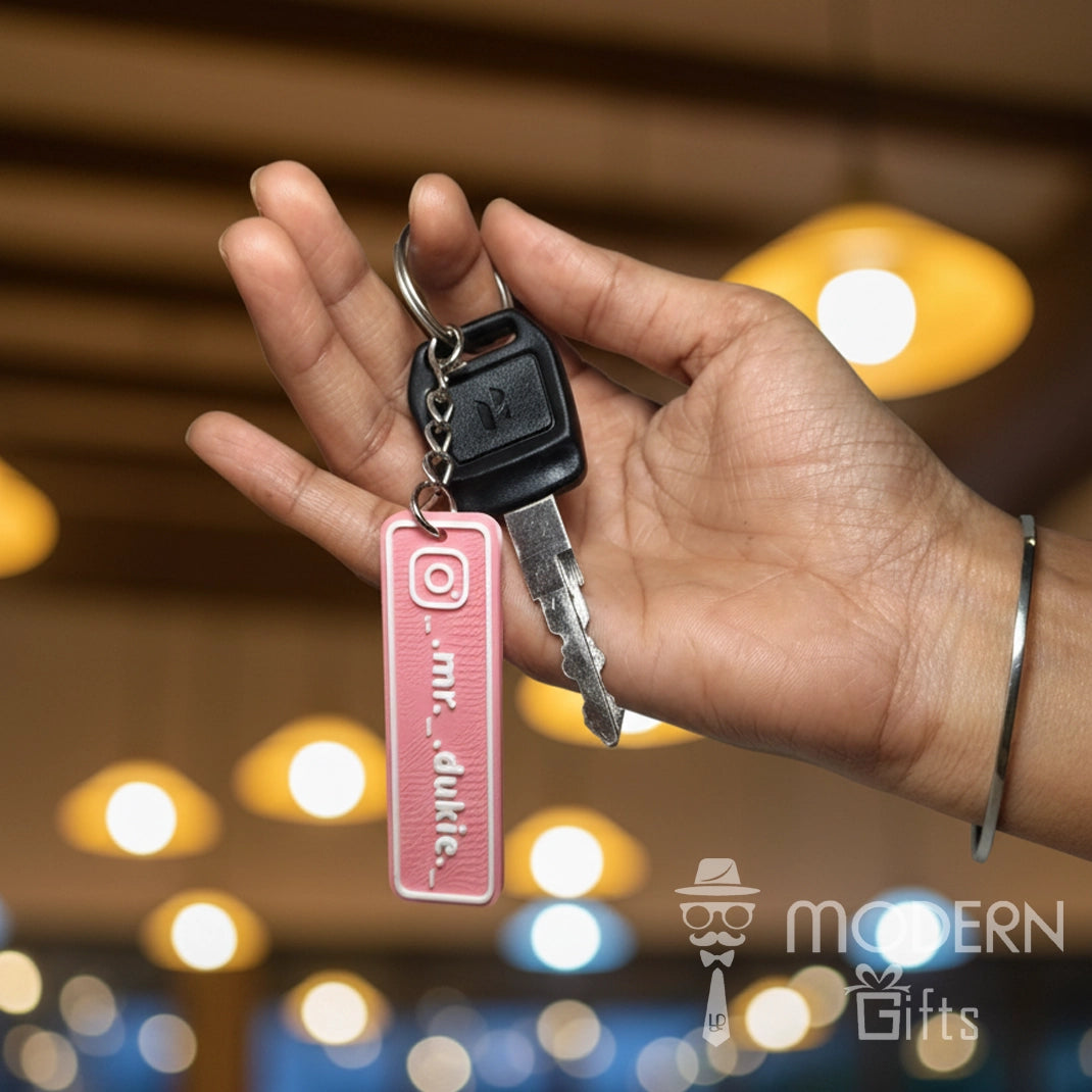Instagram keychain