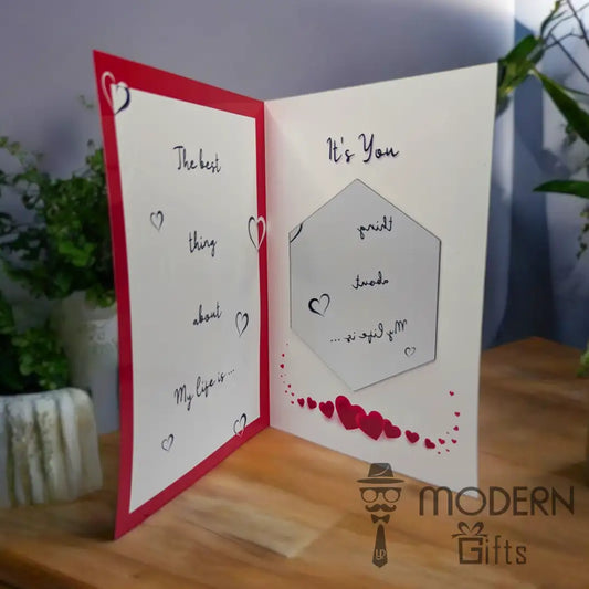Valentines Day Mirror Card