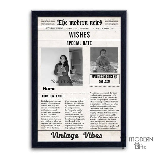 News Paper Frame