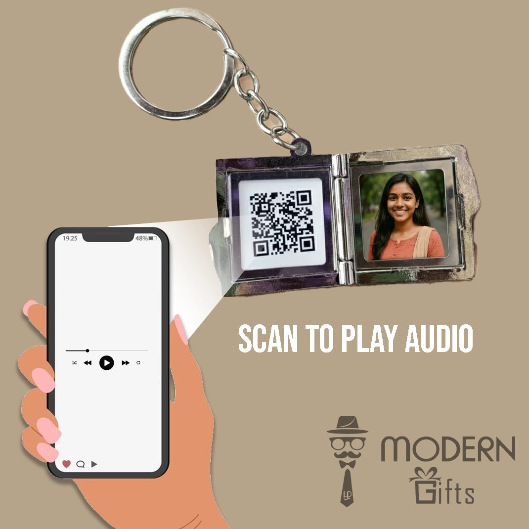 Secret Voice Metal Keychain