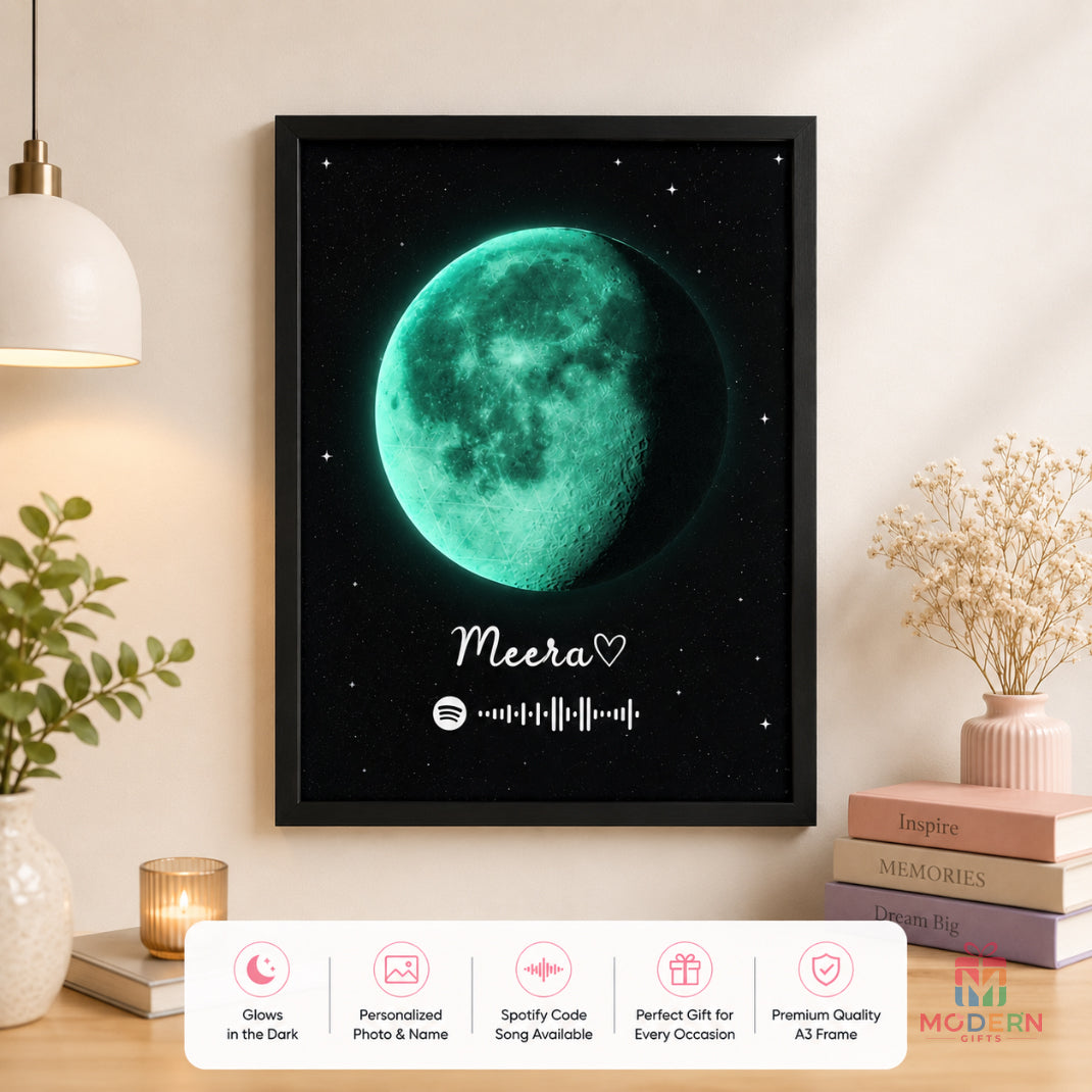Customised Glow Moon Frame