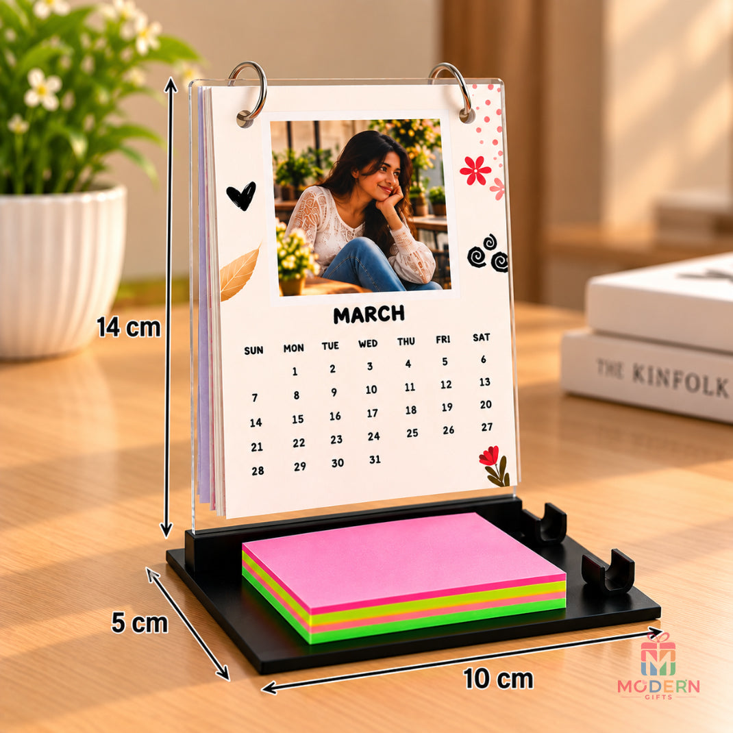 Premium Acrylic Calendar Stand