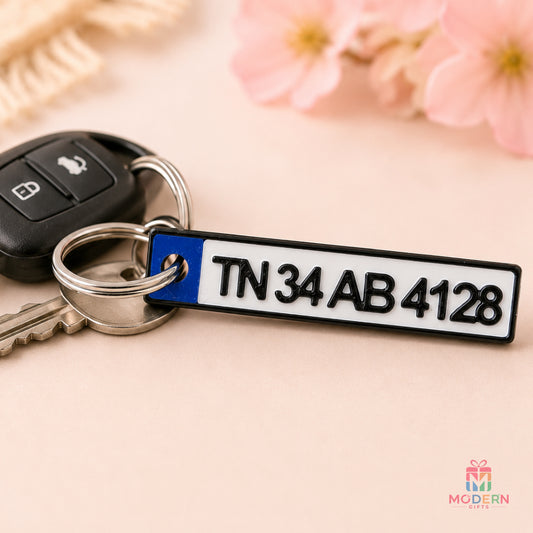 Bike Plate Keychain
