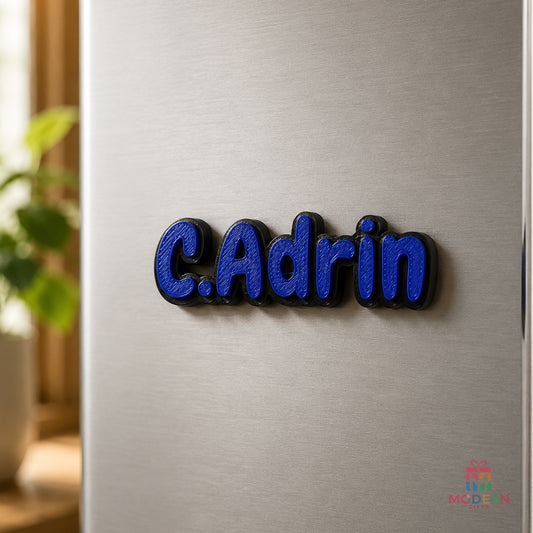 Father's Day Greeting Card with Name Magnet