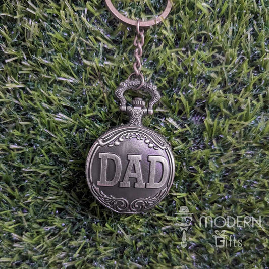 Dad Clock Keychain