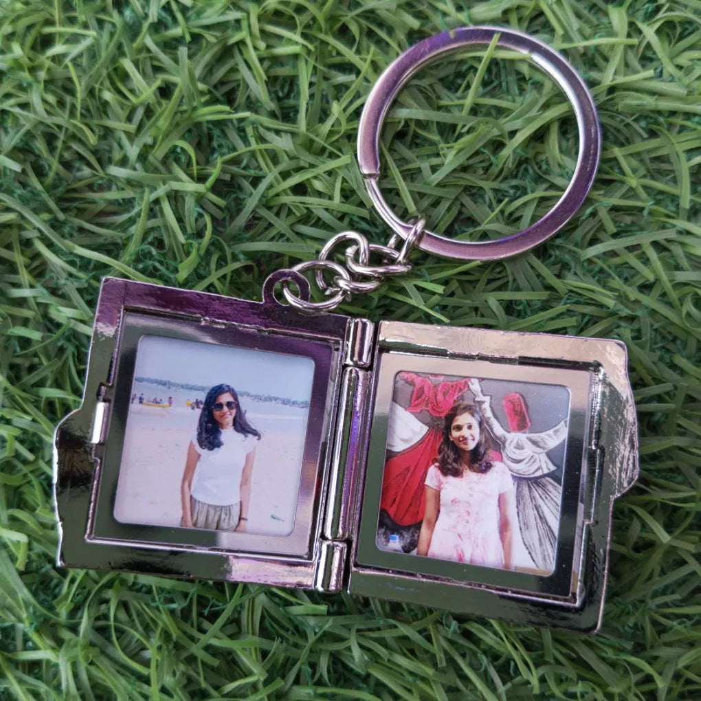 Square Metal Keychain