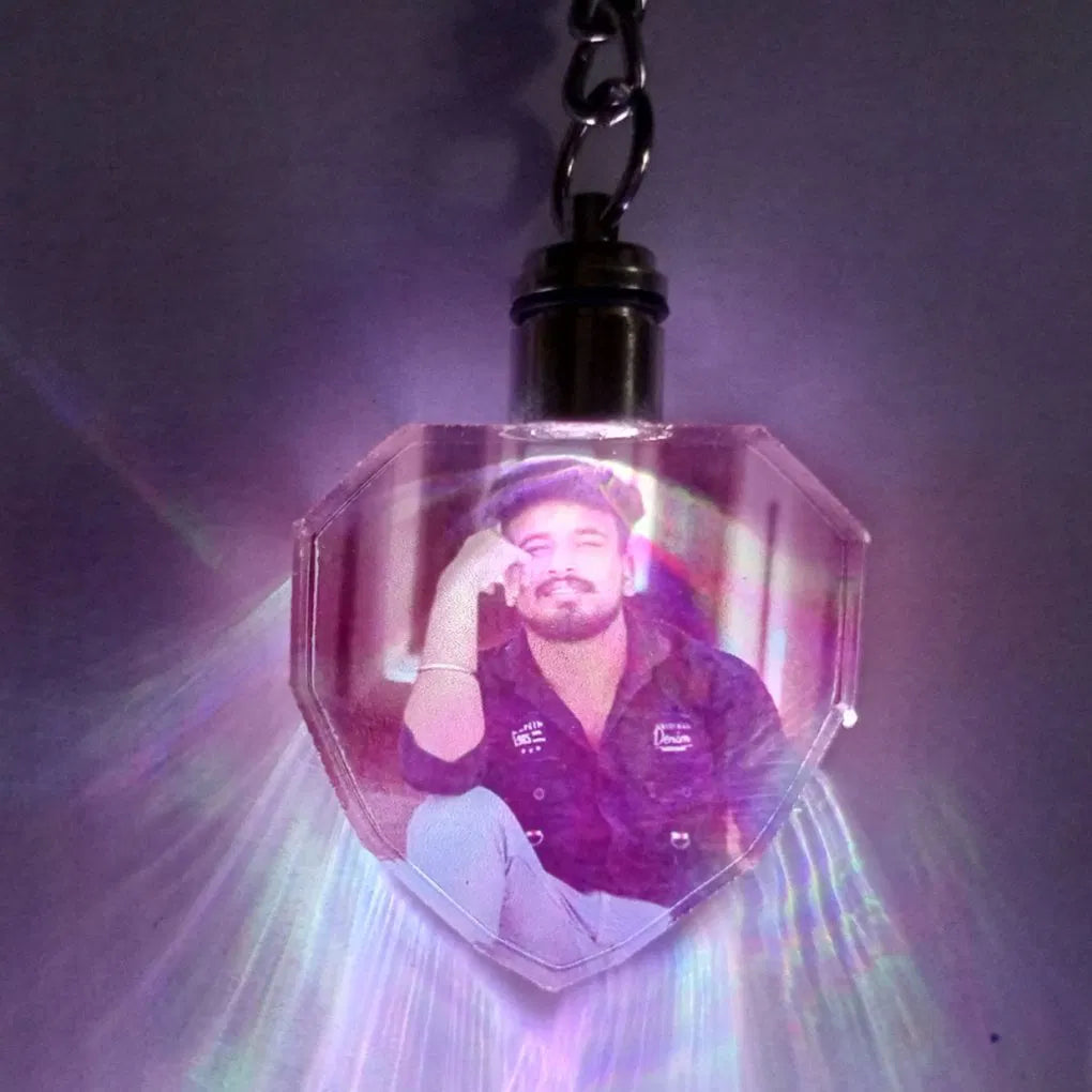 Light Crystal Keychain