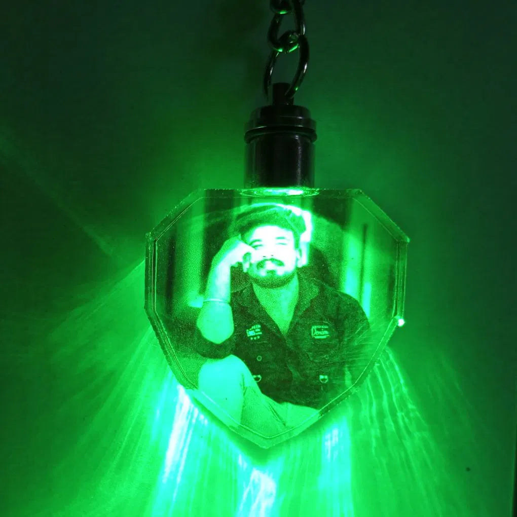 Light Crystal Keychain