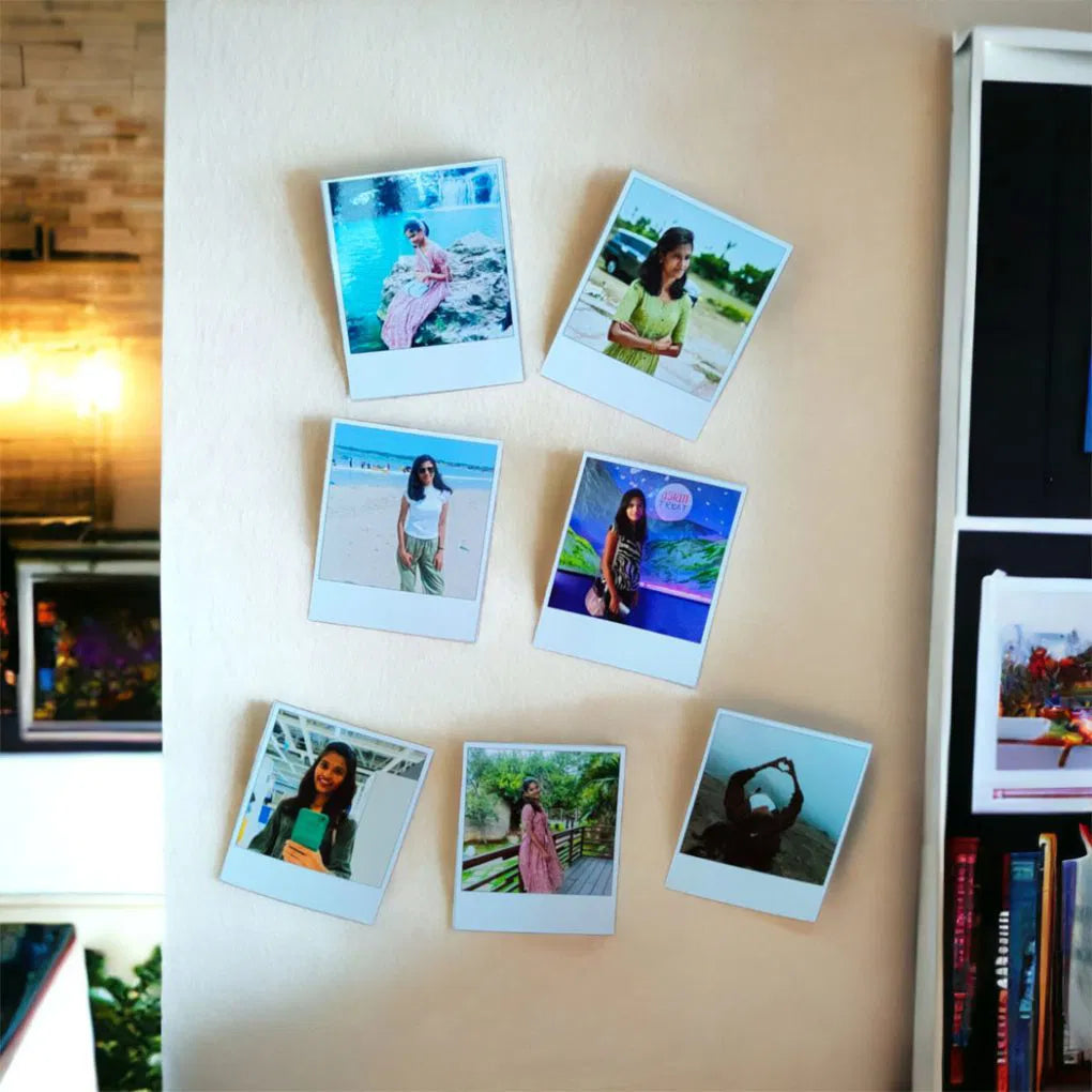 Wall of Polaroids