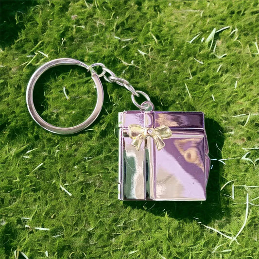 Square Metal Keychain