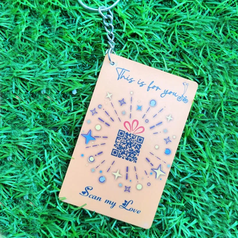 Voice Message Card Keychain