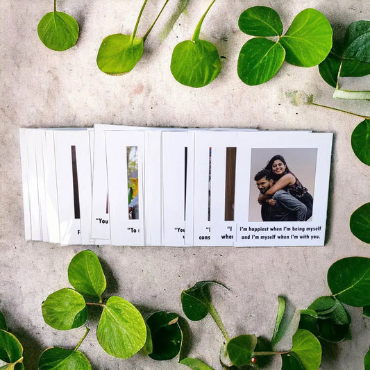 Polaroids With Love Quotes (English ) (Non Tearable)