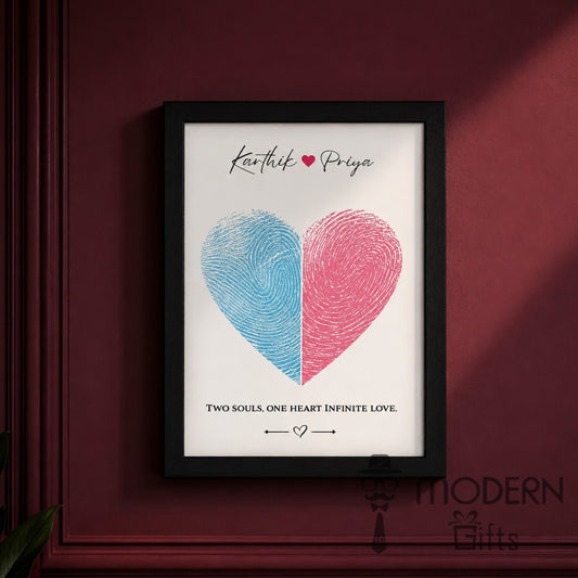 Heart Fingerprint Frame