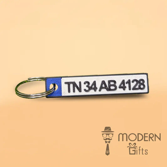 Bike Plate Keychain