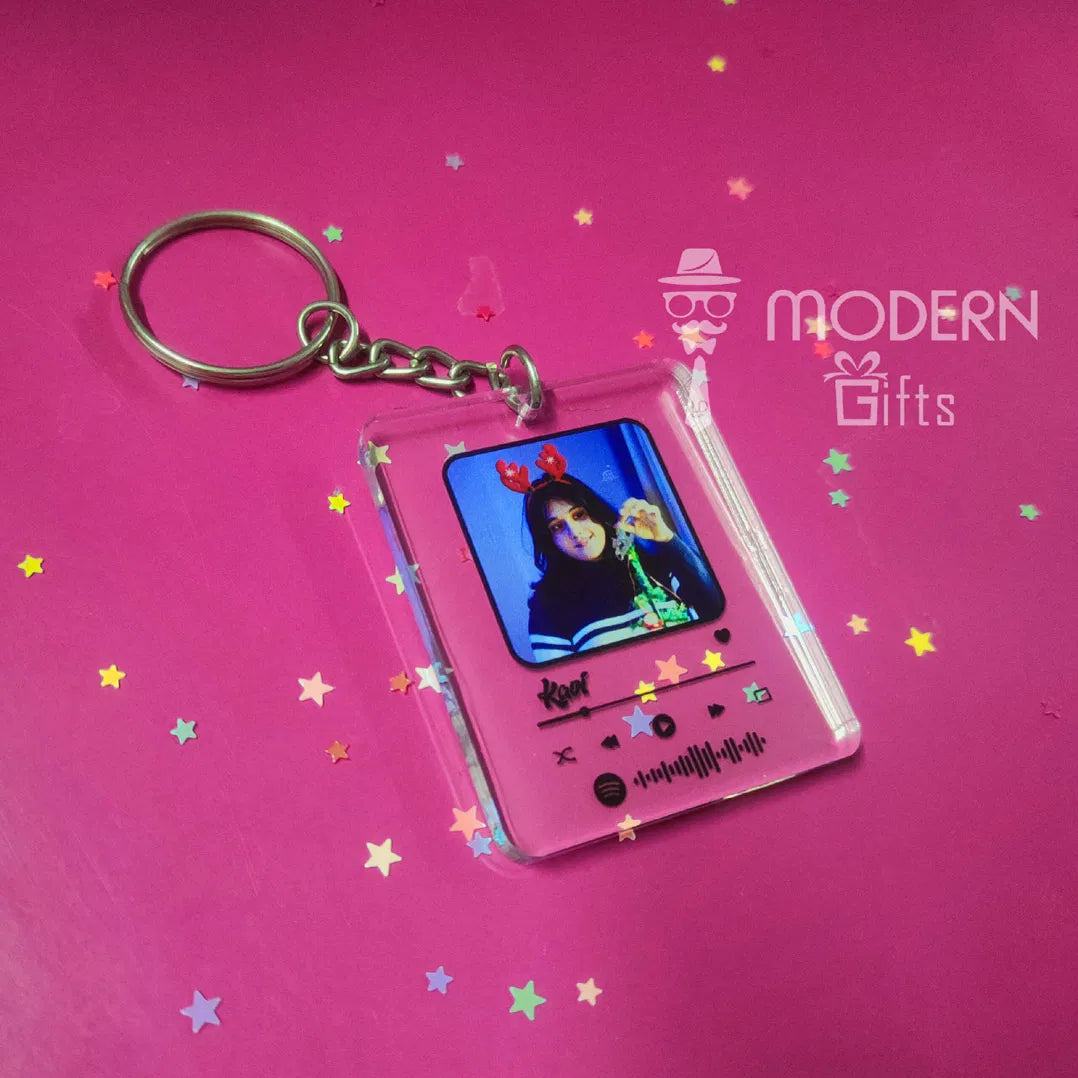 Acrylic Spotify Keychain