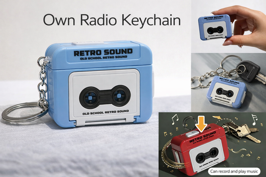 The Perfect Customized Gift for Girl Friend and Boy Friend - Own Radio Keychain