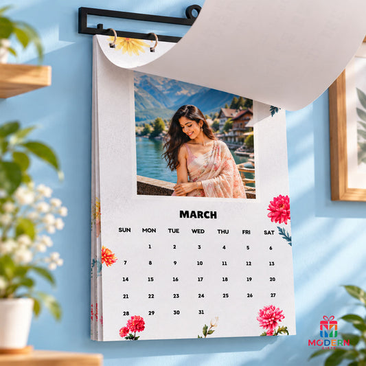 Customised A4 Wall Calendar