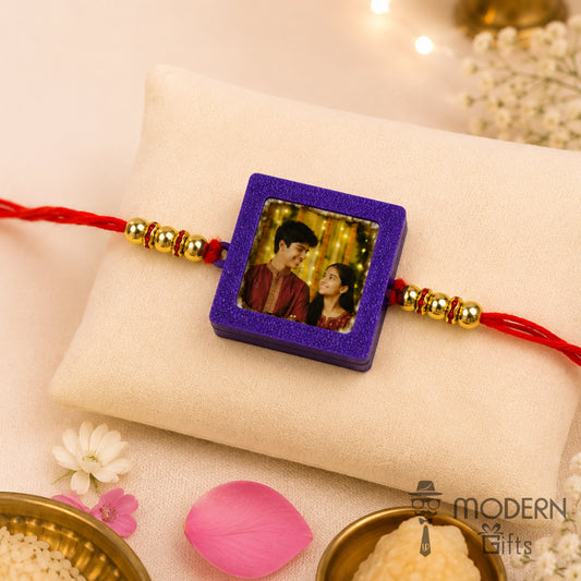 Fire Reveal Photo Rakhi
