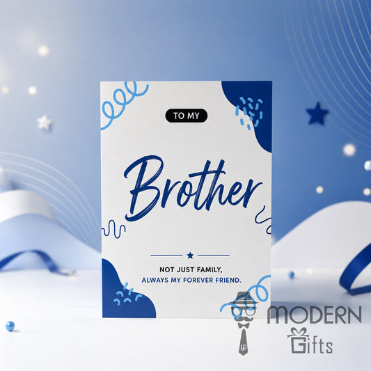 To My Brother Greeting Card With Name Magnet