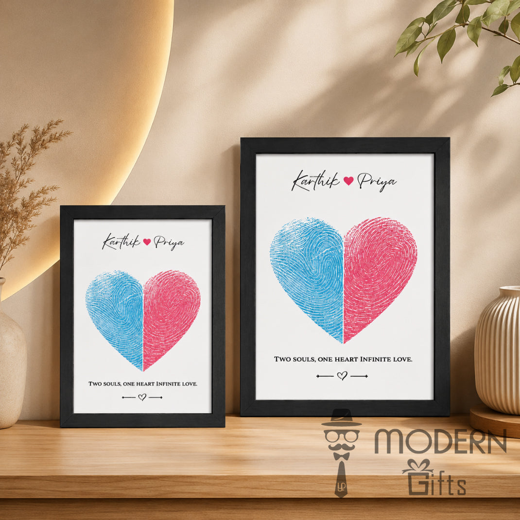 Heart Fingerprint Frame