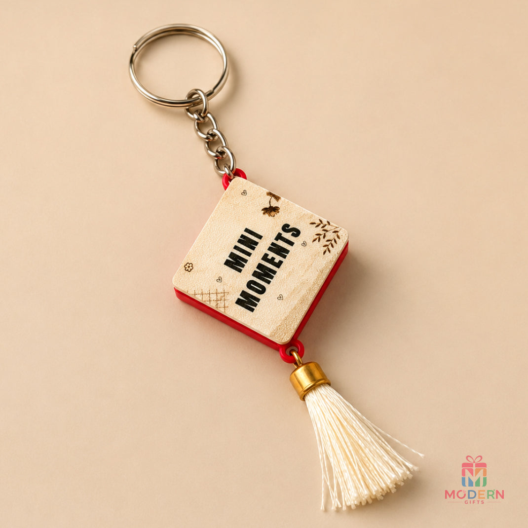 Photo Polaroid Keychain