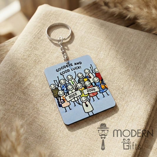 customized farewell  keychain