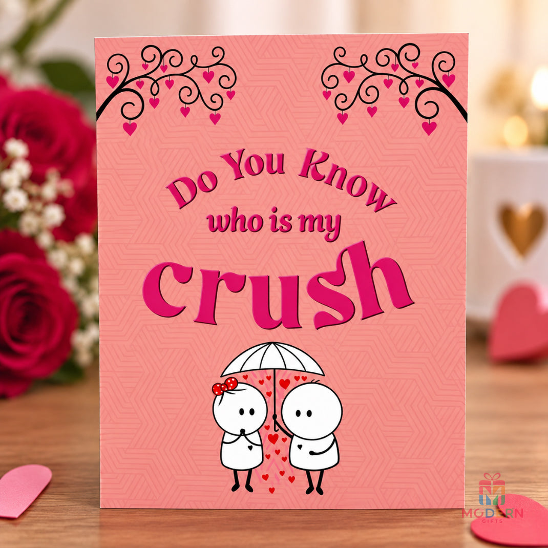 romantic surprise card for someone special